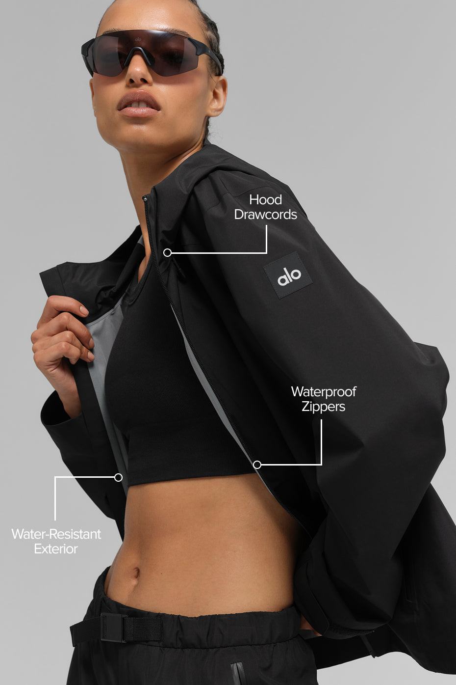 Alpha Shell Jacket - Black