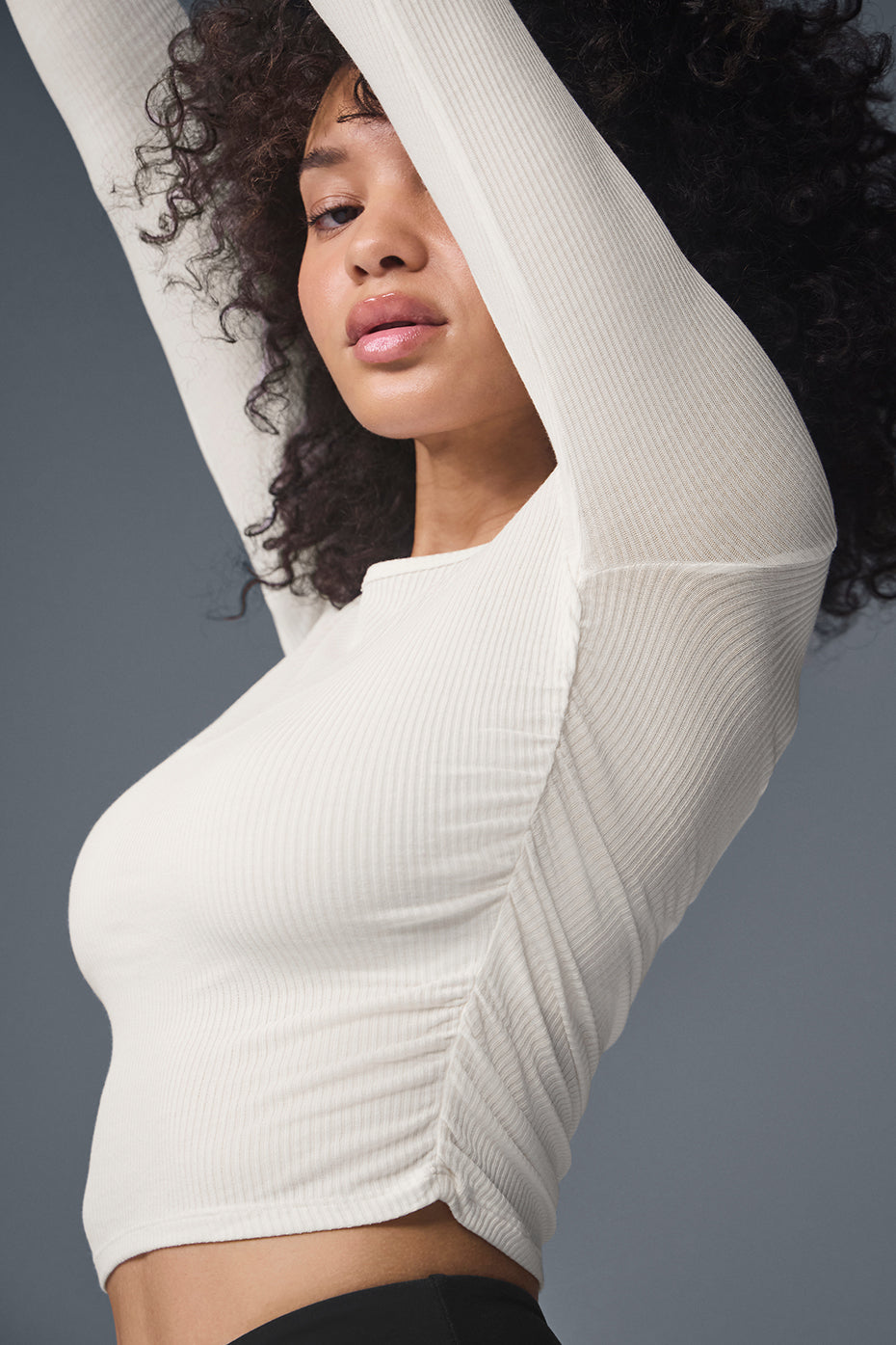 Gather Long Sleeve - Ivory