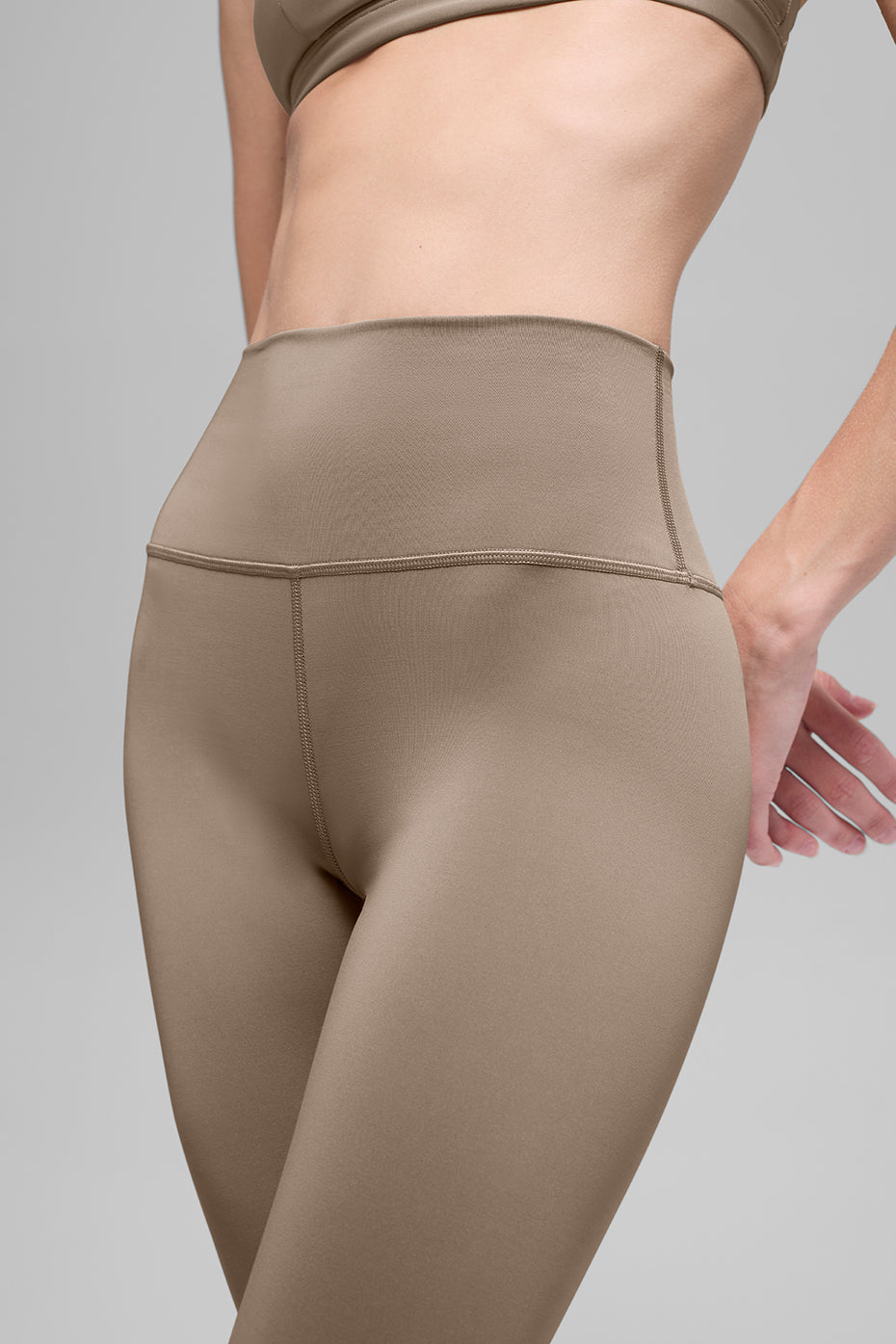 High-Waist Airlift Legging - Gravel