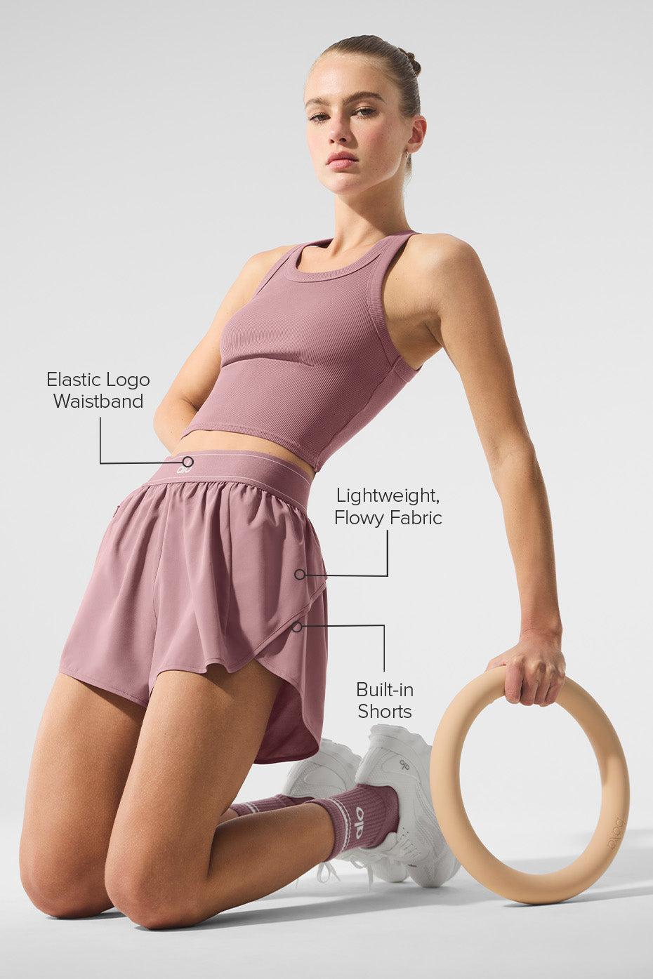 Match Point Short - Smoky Quartz