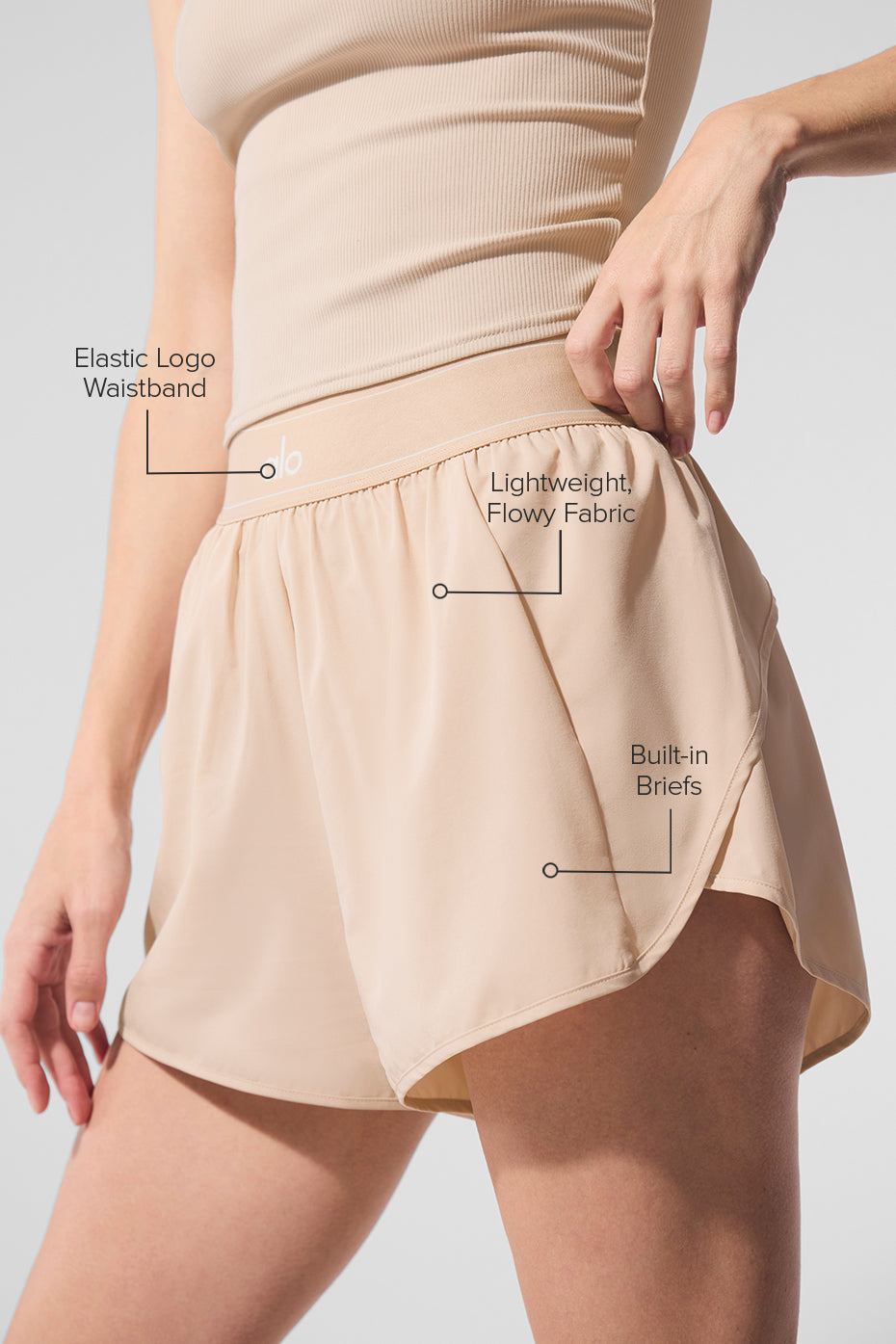 Match Point Short - Macadamia