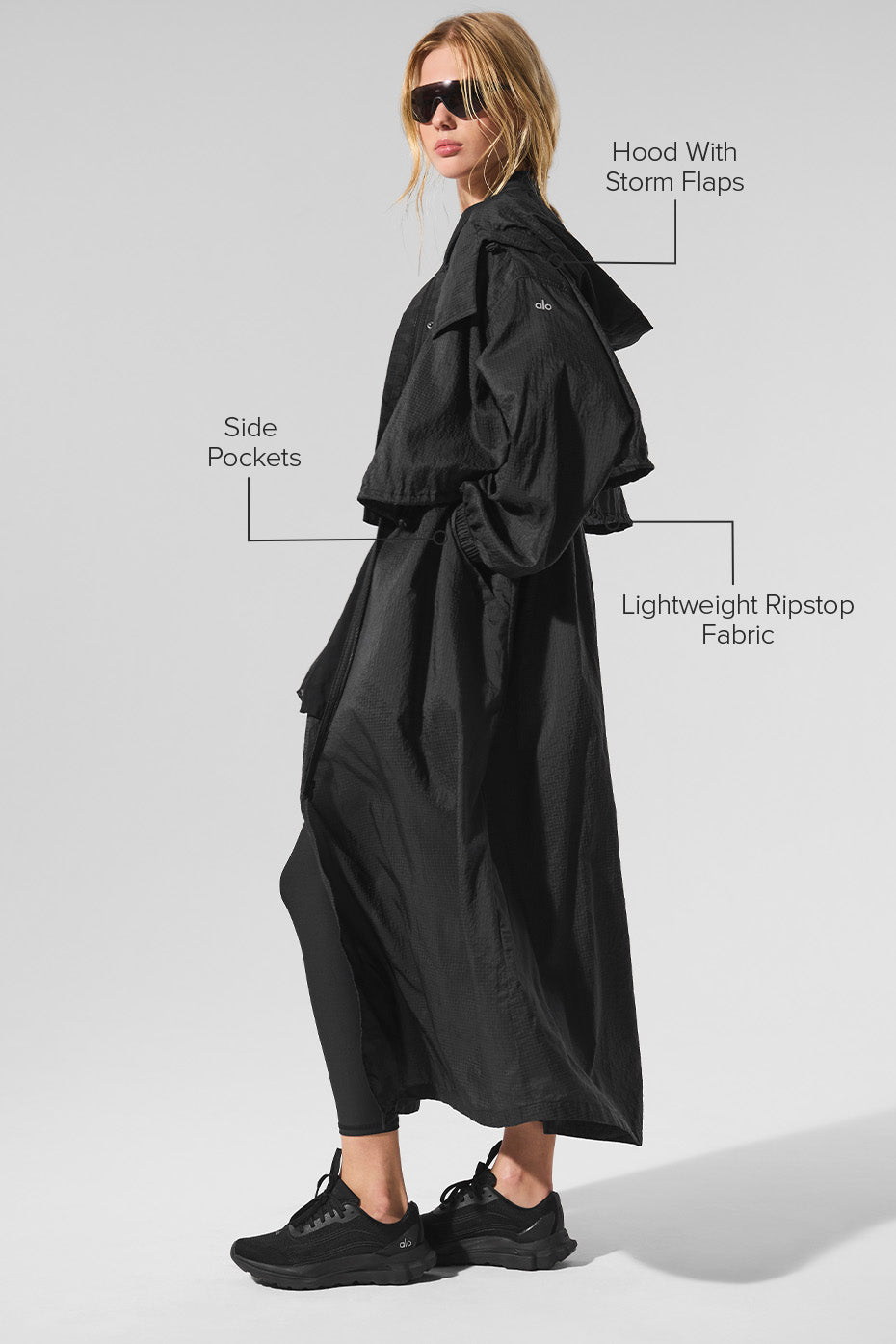Game Time Trench - Black